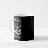 Mug Funny Skeleton Read Banned Books Gain Forbidden Kn (Devant gauche)