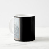 Mug Funny Skeleton Tarot Card Deadlifter Bodybuilding (Devant gauche)