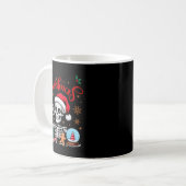 Mug Funny Skeleton Waiting For Christmas Kids Men Wome (Devant gauche)