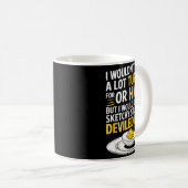 Mug Funny Sketchy Stuff For Deviled Eggs Saying Food H (Devant droit)