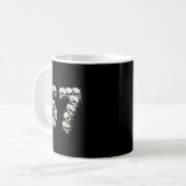 Mug Funny Skulls 6 7 Meme Six Seven Love Halloween (Devant gauche)