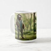 Mug Funny Sloth Golf Player, (Devant gauche)