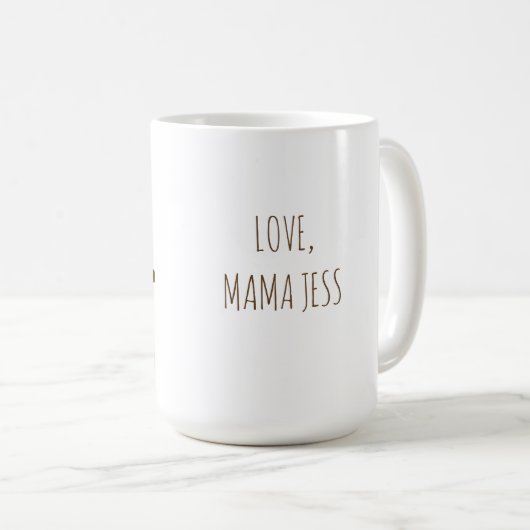 Mug Funny Sloth Maman "Nap Like a Sloth" Mignonne Mama (Devant droit)