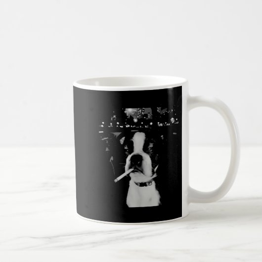 Mug Funny Smoking Dog Meme  (Droite)