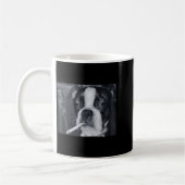 Mug Funny Smoking Dog Meme Cigarette Gen Z Meme Dog Lo (Gauche)