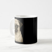 Mug Funny Smoking Pug Dog Cigarette Gen Z Meme Graphic (Devant gauche)