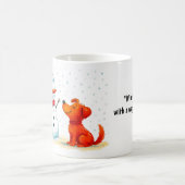 Mug Funny Snowman and Dog Winter (Centre)