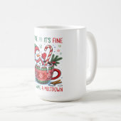 Mug-Funny Snowman Christmas Mug (Devant droit)