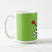 Mug Funny Snowman with Soccer Ball (Gauche)