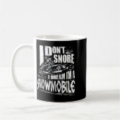 Mug Funny Snowmobile Dream Snowmobile Driving  (Gauche)