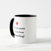 Mug Funny Snowmobiling Husband Gift (Devant gauche)