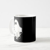 Mug Funny Soccer Ghost Playing Soccer Lovers Halloween (Devant gauche)