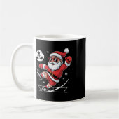 Mug Funny Soccer Santa 67 Meme Noël Xmas Pyjamas (Gauche)