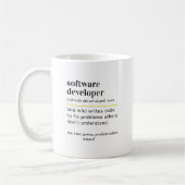 Mug Funny Software Developer Definition Gift (Gauche)