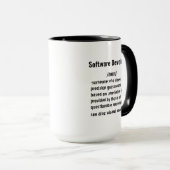 Mug Funny Software Developer Definition gifts (Devant droit)