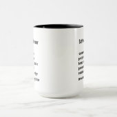 Mug Funny Software Engineer Définition cadeau hommes f (Centre)
