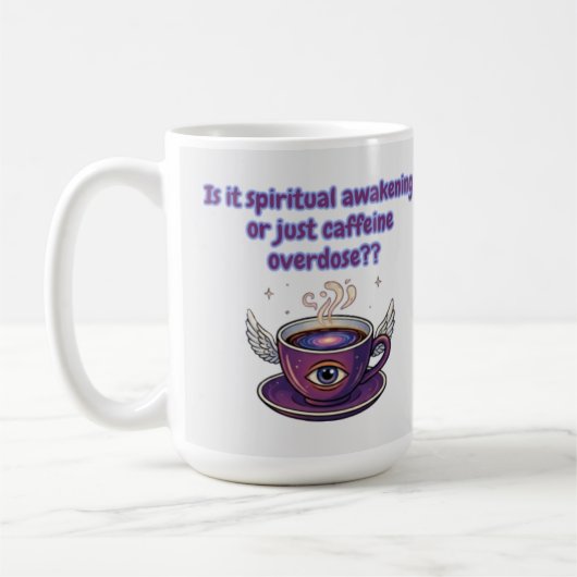 Mug Funny spiritual awakening (Gauche)