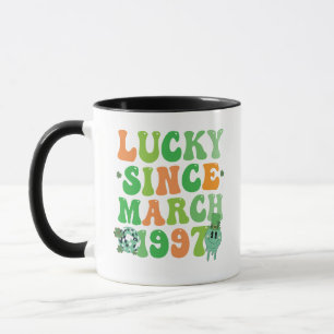 Mug Funny St Patrick's Day Lucky depuis mars 1997