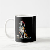 Mug Funny St. Saint Bernard Christmas Graphics Dog Lig (Gauche)