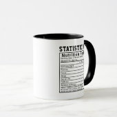 Mug Funny Statistician Nutrition Facts Data Science  (Devant droit)