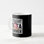 Mug Funny Strand Outta Summer Kawaii Sac à dos (Devant gauche)