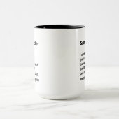 Mug Funny Substitut Enseignant Définition cadeaux (Centre)