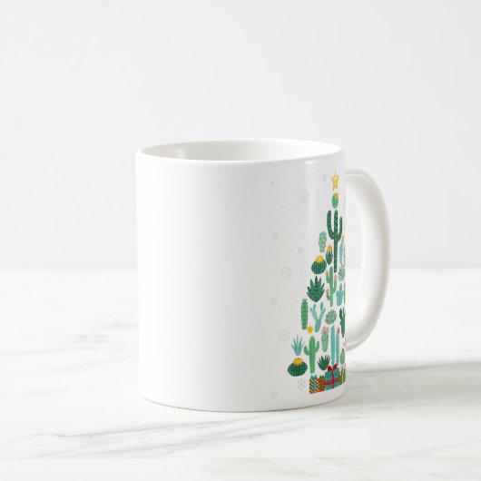 Mug Funny Succulent Jardin de Noël Cactus Gardener (Devant droit)