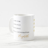 Mug Funny Super Maman Femme Boss Personnalisé (Devant gauche)