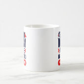 Mug Funny Super Mom Mode activé Citation fête des mère (Centre)