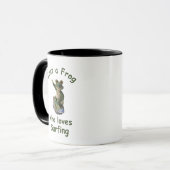 Mug Funny surf Kawai grenouille (Devant gauche)