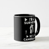 Mug Funny Surveyor Saying Cool Land surveying design (Devant droit)