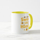 Mug Funny "Sweet Like Honey" Bumblebee (Devant droit)