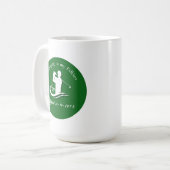 Mug Funny Swinging In My Fifties Modern Golf Player (Devant gauche)