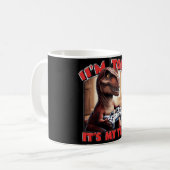 Mug Funny T-Rex Gamer Quote Design (Devant gauche)