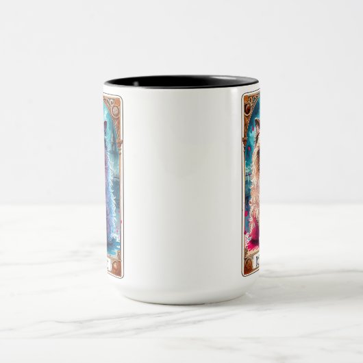 Mug Funny Tarot Card Miserable Chat (Centre)