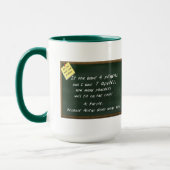 Mug Funny Teacher - Comment je vois les problèmes de m (Gauche)