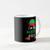 Mug Funny Teacher Elf Matching Family (Devant droit)