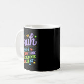 Mug Funny Teacher Quote Bruh 6 Out Of 7 Teachers Think (Devant gauche)