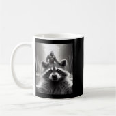 Mug Funny Tee Ed Raccoon Selfie Bigfoot Gift Mens Wome (Gauche)