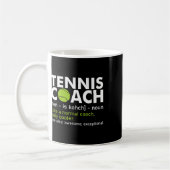 Mug Funny Tennis Coach Définition Tennis Racket Player (Gauche)