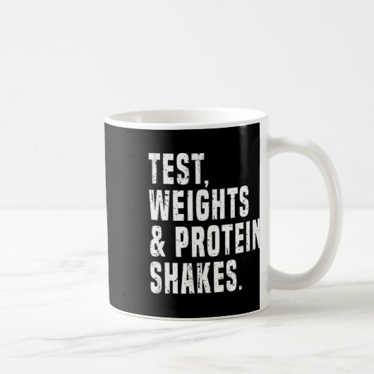 Mug Funny Testosterone Test Steroid Humour Bodybuildin (Droite)