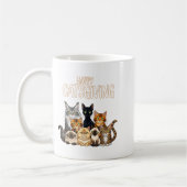 Mug Funny Thanksgiving Cat Lovers Gift Happy Catsgivin (Gauche)