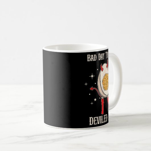 Mug Funny Thanksgiving Dinner Bad Day To Be A Deviled (Devant droit)