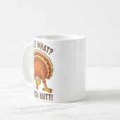 Mug Funny Thanksgiving Kids Joke Meme Guess What Turke (Devant gauche)