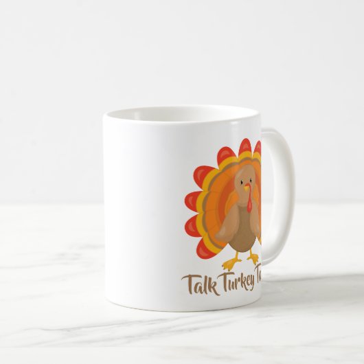 Mug Funny Thanksgiving Talk (Devant droit)