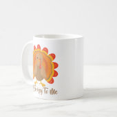 Mug Funny Thanksgiving Talk (Devant gauche)