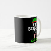 Mug Funny The Bourbon Elf Matching Family Christmas (Devant droit)