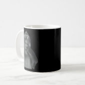 Mug Funny Thinking Monkey Meme Curious Ape Brainrot  (Devant gauche)