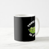 Mug Funny Three Peas In A D Cute Kawaii (Devant droit)