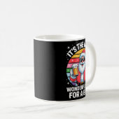 Mug Funny Time For A Beer Santa Christmas (Devant droit)